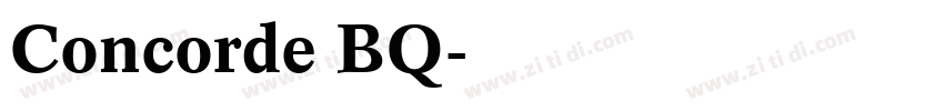 Concorde BQ字体转换